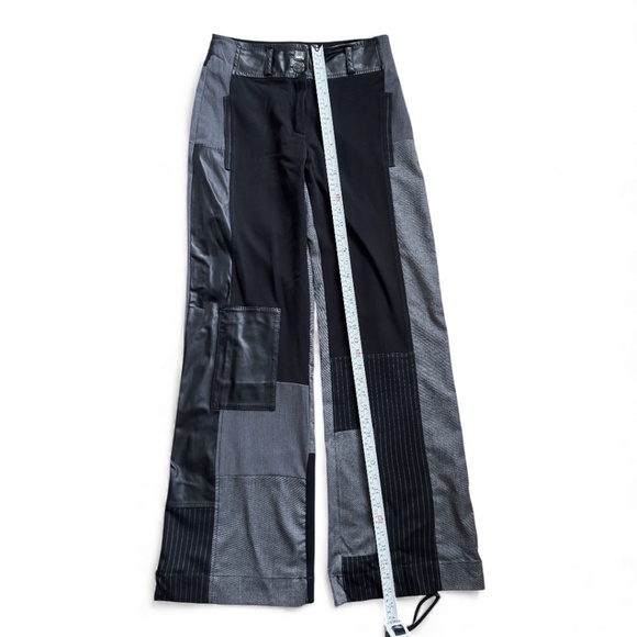 LeGatte Made in Italy Patchwork Mixed-Fabric Pants – IT 42 / US 6 - Picture 11 of 13